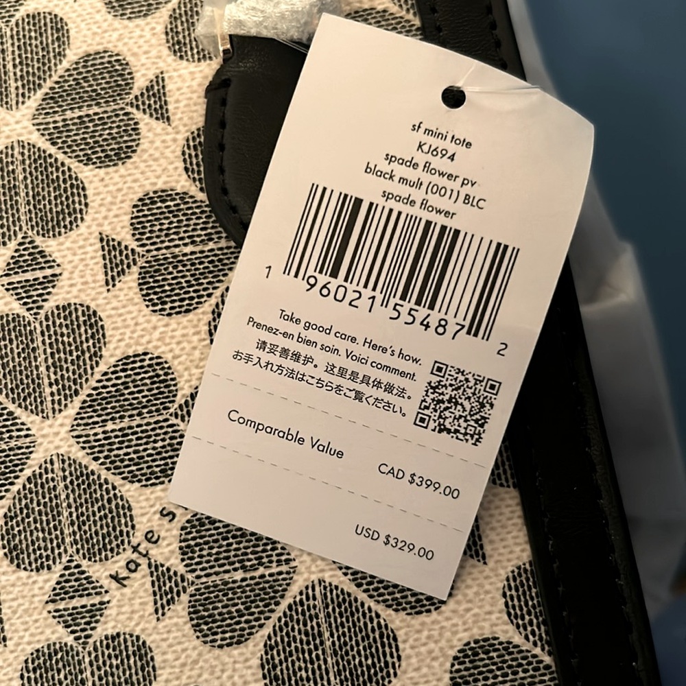 KATE SPADE FLOWER Mini-tote With Shoulder Strap. ๐ Labor Day SPECIAL NWT - Picture 4 of 7